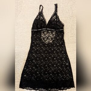 Bebe Midnight Lace Slip